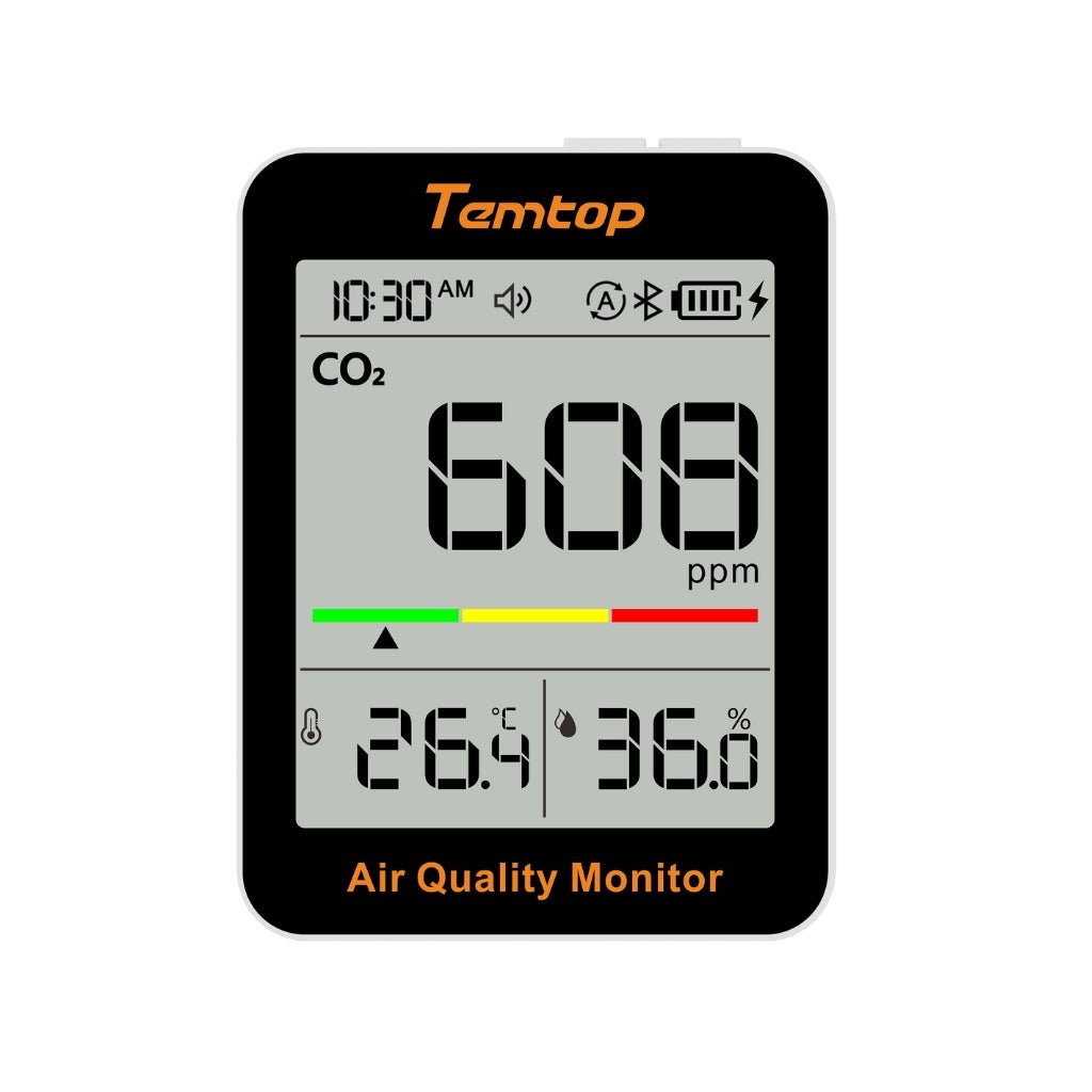 Temtop C1+ CO2 Monitor - Snap Air