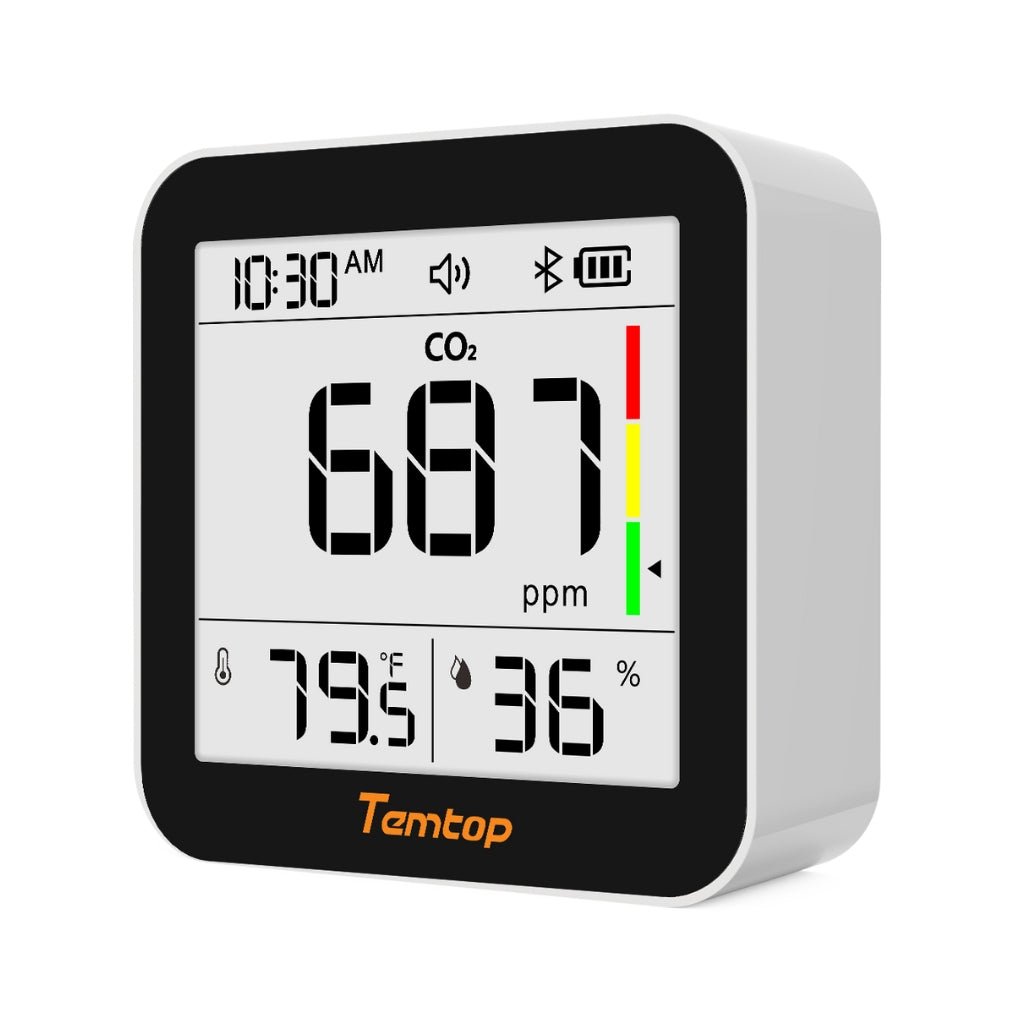 Temtop C10 2nd CO2 Monitor - Snap Air