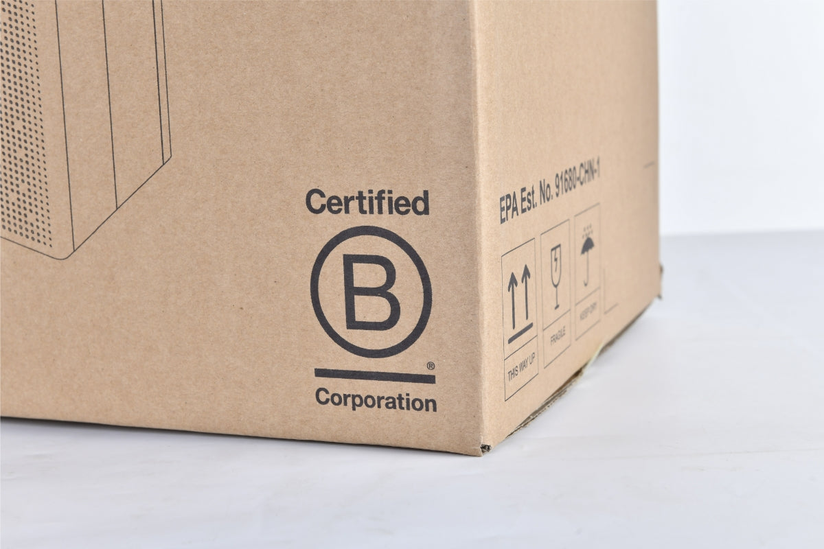 Smart Air SA600 purifier with B Corp branding