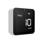 Temtop M10i Air quality monitor displaying PM2.5 reading on a white background