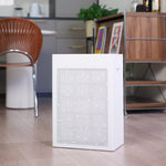 SA600 Air Purifier on wooden floor with kitchen in background