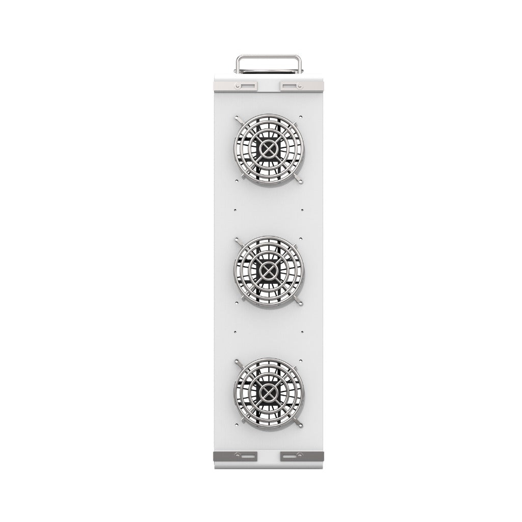 Side view of Smart Air SA700 air purifier showing fan grills