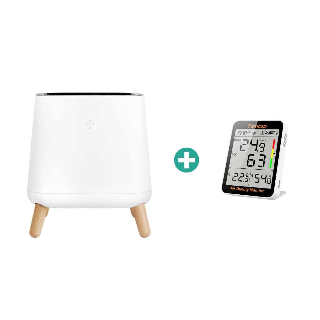 Starter Duo: Smart Air Sqair + Temtop S1+ Monitor