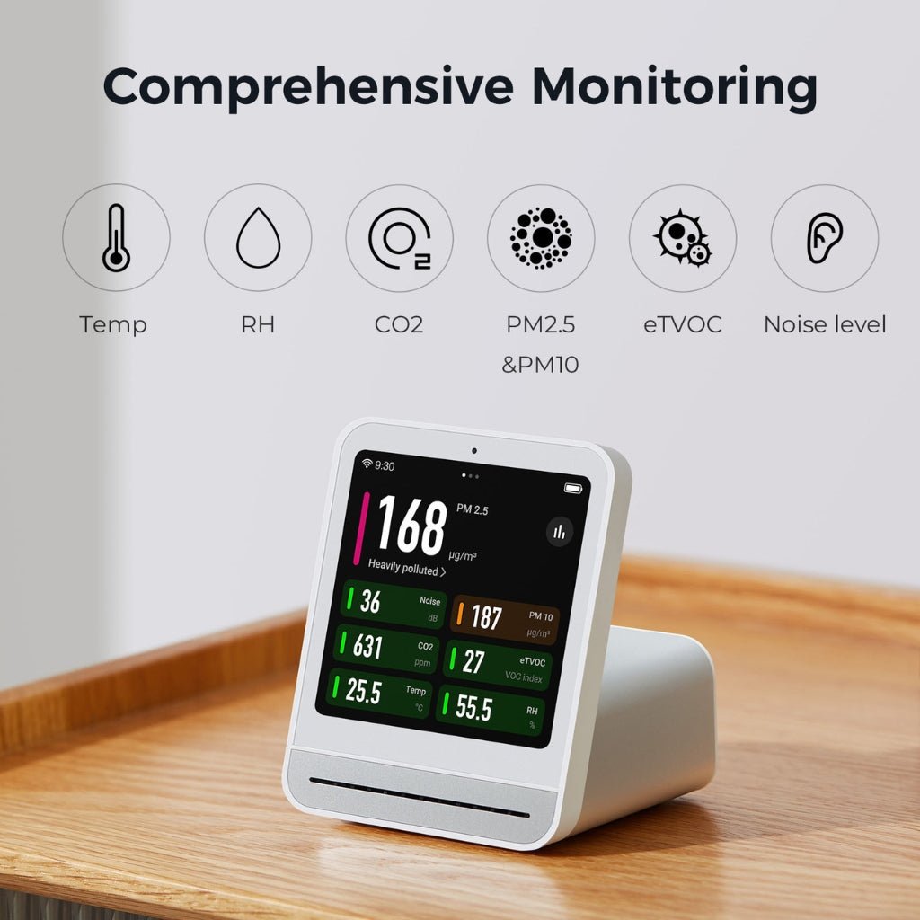 QP Pro 2 Air Quality Monitor (Black) - Snap Air