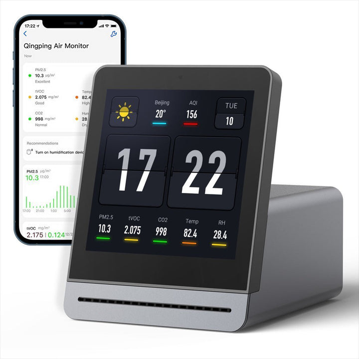 QP Pro Air Quality Monitor (Black) - Snap Air