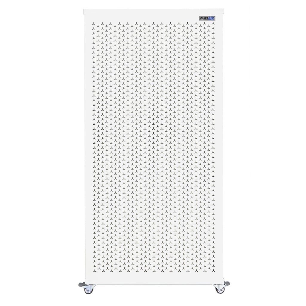 Frontal view of Smart Air Blast Mk II Air Purifier on white background
