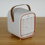 Smart Air QT3 portable Air Purifier on wooden floor