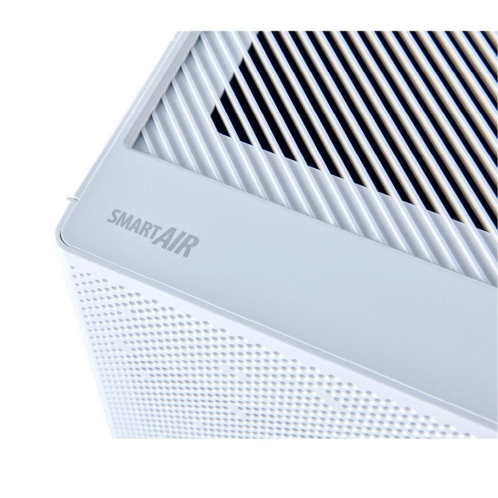 Close up of Smart Air SA600 Air Purifier grill with white background
