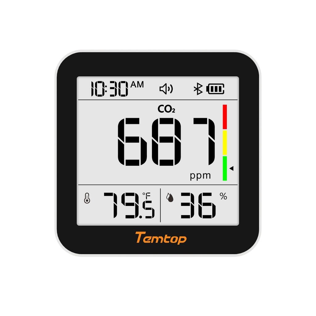 Temtop C10 2nd CO2 Monitor - Snap Air