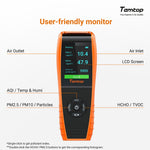 Temtop LKC - 1000S+ 2nd Handheld Air Quality Monitor - Snap Air