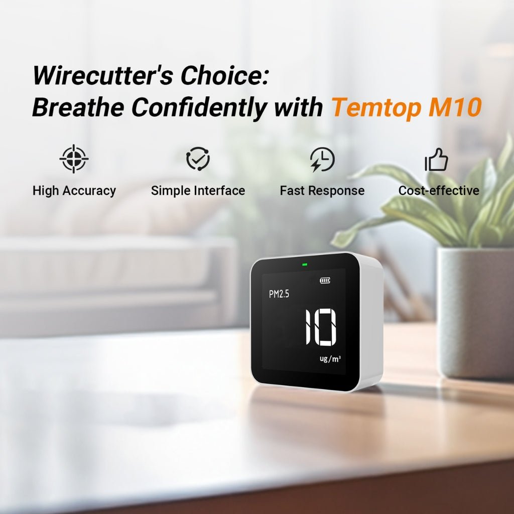 Temtop M10 Air Quality Monitor - Snap Air