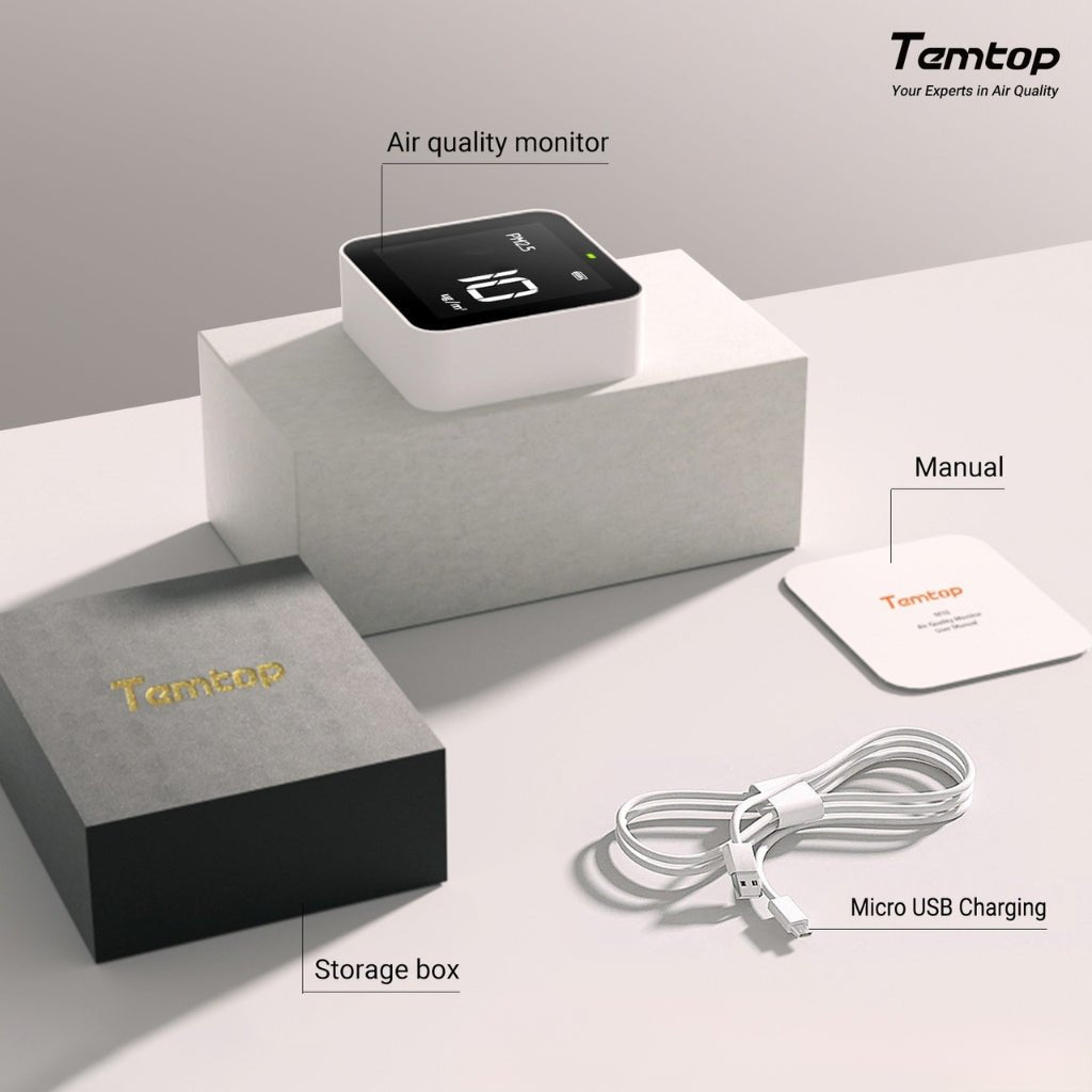 Temtop M10i Air Quality Monitor - Snap Air